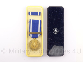 KL NATO former Yugoslavia medaille doosje - met medaille - origineel