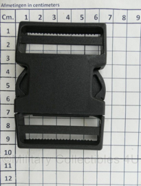 Universele rugzak heupband gesp Zwart - voor riem van max. 5 cm. breed - origineel