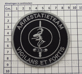 Arrestatieteam BSB embleem - met klittenband - 9 x 9 cm