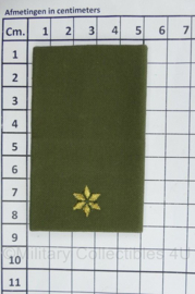 Defensie Officiers epauletten voor de trui PAAR - 8 x 5 cm - alleen nog Tweede Luitenant - origineel