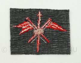 KM Koninklijke Marine mouw embleem Verbindingsmatroos - 7 x 5½ cm - origineel