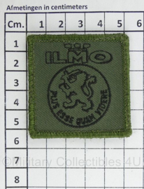 Defensie ILMO Instituut voor Leiderschap en Management Opleiding borstembleem - met klittenband - 5 x 5 cm - origineel