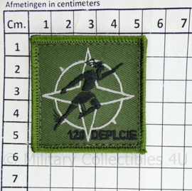 Defensie nieuwste model 2021 borst embleem klittenband NATO 120 Deplcie van het B & T co Bevoorrading Transport - 5 x 5 cm - origineel