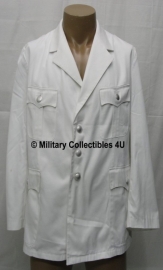 Zomer uniformjas wit met zilveren knopen- origineel leger
