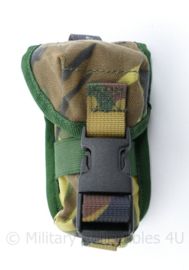 Defensie Woodland Opbouwtas Glock magazijn - Zeldzaam model met elastiek - 7 x 3 x 12 cm -  origineel