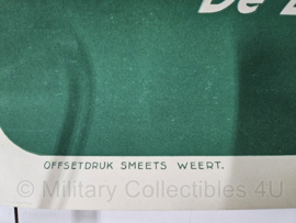 The Soldiers of The Netherlands Underground Forces Greet the Soldiers of the United Nations poster - 130 x 90 cm - origineel