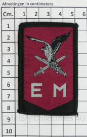 LUMBL Luchtmobiele Brigade  NIEUW model GVT embleem  - met klittenband - 8 x 5 cm -  origineel