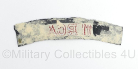 Canadese leger 11RCA 11th Field Artillery Regiment shoulder title - 14 x 3,5 cm - origineel