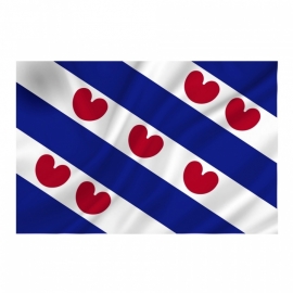 Provincie vlag Friesland - Polyester -  1 x 1,5 meter