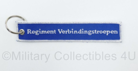 KL Nederlandse leger Regiment Verbindingstroepen Nuntius Transmittendus sleutelhanger - 18 x 3 cm - origineel