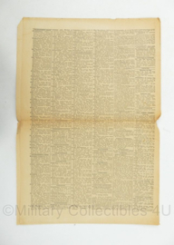 WO2 Duitse krant Frankische Tageszeitung met Adolf Hitler nr. 11 14 januari 1944 - 47 x 32 cm - origineel
