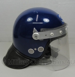 Politie Police  ME helm blauw - meerdere maten - origineel