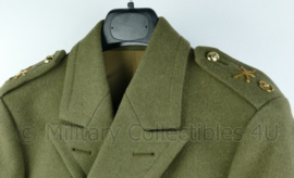 ABL Belgische leger mantel uit 1980 met insignes en epauletten - maat 1A (=Small)- origineel