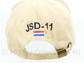 KL Nederlandse leger NLD baseball cap khaki JSD-11 Joint Support Detachment 11 Afghanistan - gedragen - maker Hassing - origineel