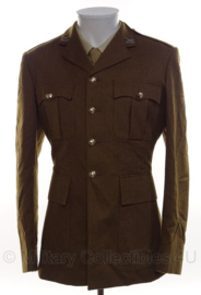 Britse leger uniform jas bruin/groen met insignes YORKSHIRE - meerdere maten - origineel