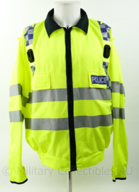 Britse Politie POLICE support jacket lightweigt High Visability  met portofoon houders - nieuw - maat Large Regular- origineel