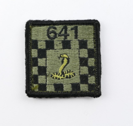 Klu luchtmacht 641 Sqn OGRV Peleton borstembleem 641 SQUADRON  - met klittenband - 5 x 5 cm - origineel