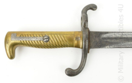 WO1 Duitse M1871 bajonet voor het Mauser Gewehr 71 - 59 cm lang - origineel