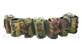 KL Woodland camo  bandoleer voor 10 stuks  40mm  granaten - nieuw -  origineel
