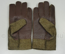 US wool glove met leren handpalm - replica WO2