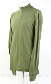 Defensie ODLO Luchtmacht groen vest with collar , unisex - maat Large - Onderhemd Col L-mouw NFP mono - nieuw in verpakking - origineel
