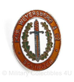 WO2 Duitse messen fabrikant Paul Weyersberg speld - 2 x 1,5 cm - replica