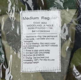 Korps Mariniers Eritrea Missie Jungle Woodland jas - nieuw in de verpakking - maat Extra Large Regular - origineel