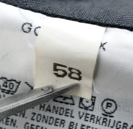 Nederlandse regiopolitie jas met voering - nieuw model jas  zonder insignes - maat 58 - origineel