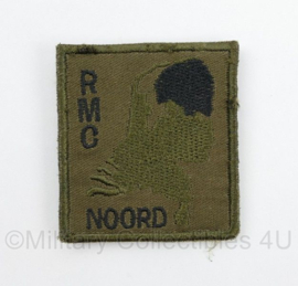 Defensie RMC Noord Regionaal Militair Commando Noord borstembleem - met klittenband - 5 x 5 cm - origineel