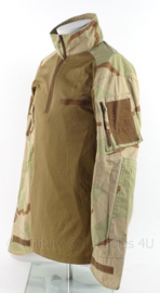 Tacgear MMB Desert camo tactical shirt UBAC licht gebruikt  - model met groot klittenband - Maat Large (52/54) - origineel