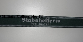 Cufftitle Stabshelferin des Heeres