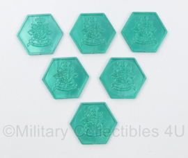 Kmarns Mariniers Manschappen munt set van 6 stuks - origineel