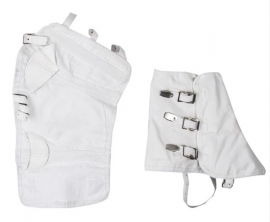 Witte gaiters BEENKAPPEN - origineel Italiaanse leger