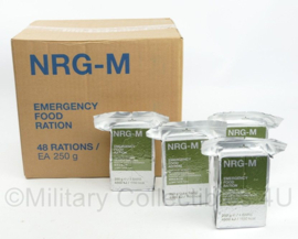1 doos met 48 stuks NRG M Emergency Food Ration 1150 kcal Best Before 08-2031 - 28 x 24 x 26 cm