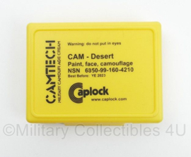 Camtech Caplock Desert schmink doosje ONGEBRUIKT - met NSN nummer -  Best Before 2023 - origineel