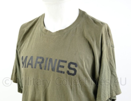 Nederlandse Korps Mariniers en USMC Marines shirt - maat Large - origineel