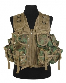 Tactical vest met 9 tassen - Multicam