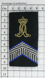 Kmar Marechaussee 2e klasse Militaire Academie enkele epaulet - 9 x 5 cm - origineel