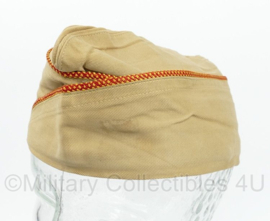 WO2 US Overseas cap US ORDNANCE  - khaki met oranje gele bies - size 6,5 = maat 52 cm - origineel