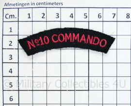 Straatnamen paar No.10 Commando - let op te kleine versie