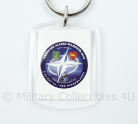 Sleutelhanger Exercise Allied Warrior 2004 NRF Nato Response Force  - 8,5 x 4 cm - origineel