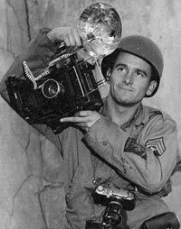 WO2 US Army Camera Man Official embleem US photographer - 8,4 x 9,7 cm - replica