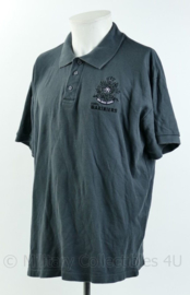 Korps Mariniers polo - met geborduurd logo - donkergrijs - maat Extra Large - origineel