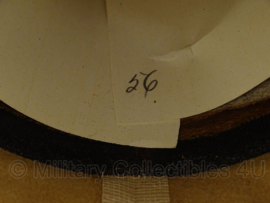 Antieke hoge heren hoed - zwart maker TH. B. A. BOOIJE Utrecht - maat 56 - origineel