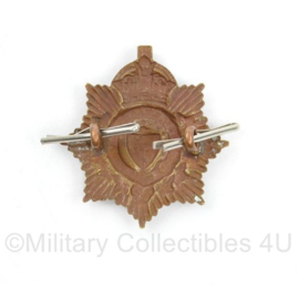 WO2 Canadese 9th Sault St Marie Field Artillery regiment RCA cap badge - Kings Crown - 3,5 x 3 cm - origineel