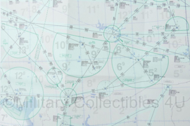 Royal Canadian Air Force Flight Information En Route Low Altitude Mediterranean East EU(L)11 - 26,5 x 12,5 cm - origineel