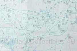 Royal Canadian Air Force Flight Information En Route Low Altitude Mediterranean East EU(L)11 - 26,5 x 12,5 cm - origineel