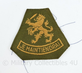 Defensie DT arm embleem tot 2000  Je maintiendrai  - 7,5 x 8 cm - origineel