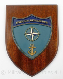 Wandbord NNBI (GE) Den Helder - 19 x 14 x 1 cm - origineel
