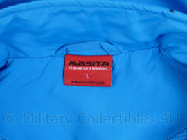 KL Landmacht trainingsjack - merk Masita - schoolbataljon Zuid - lichtblauw - maat Large - origineel